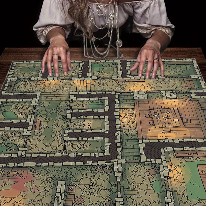Board Game Qwirkle - قطعة واحدة من مفرش طاولة لعبة