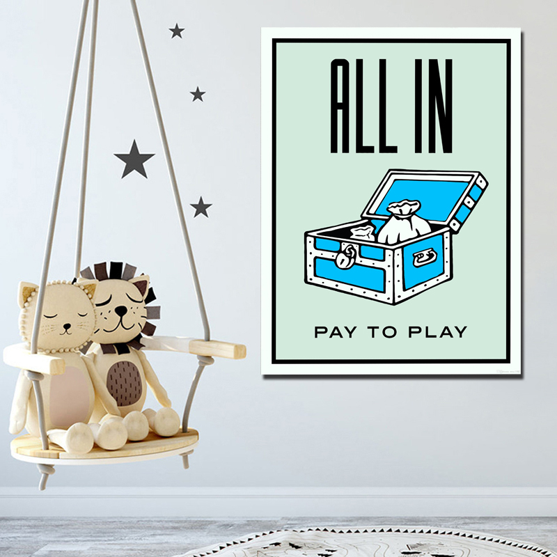 Board Game Monopoly - احتكار رفيق مجلس بطاقة الألعاب الفن