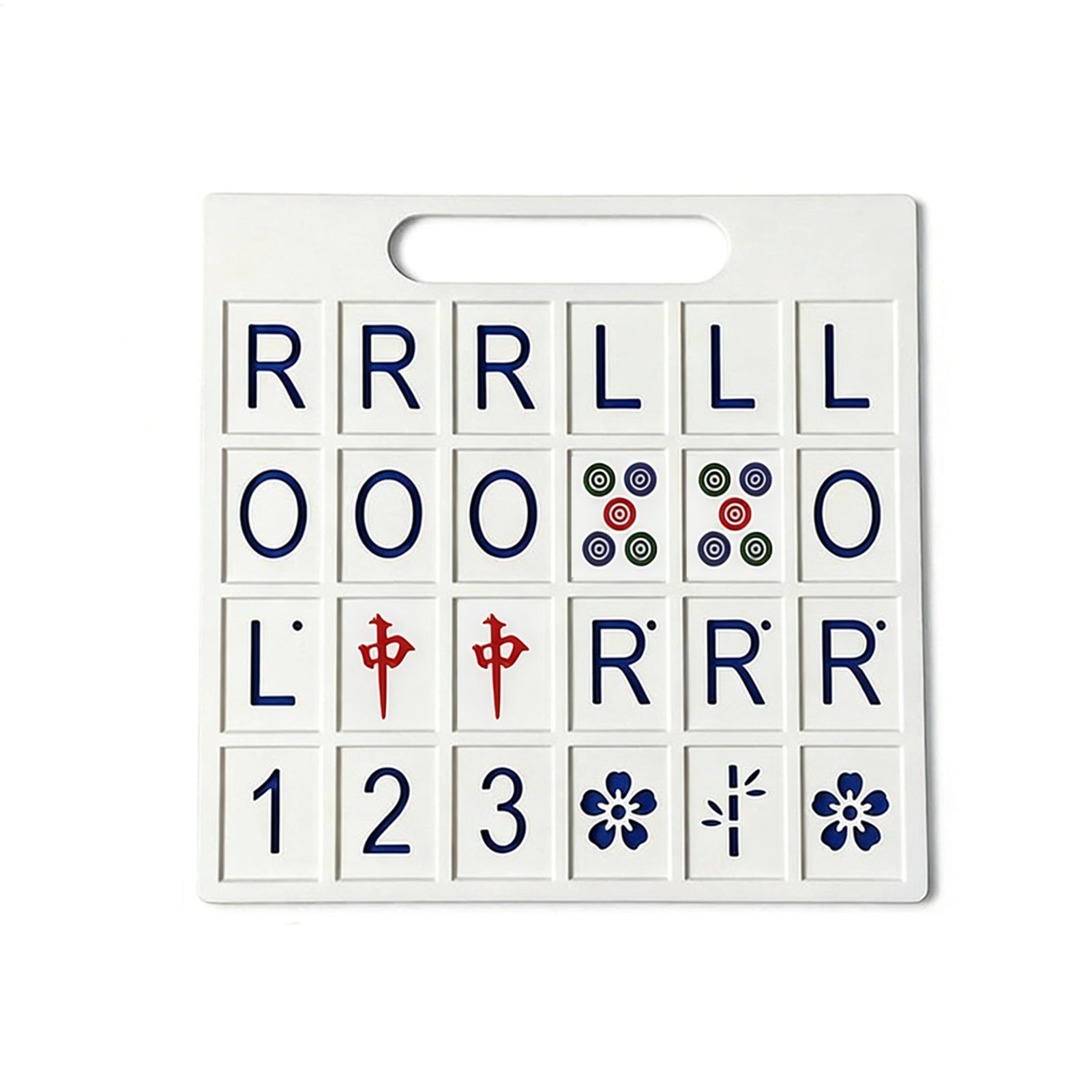 Board Game Mahjong - لوحة ماجونغ فردية بـ 24 فتحة،