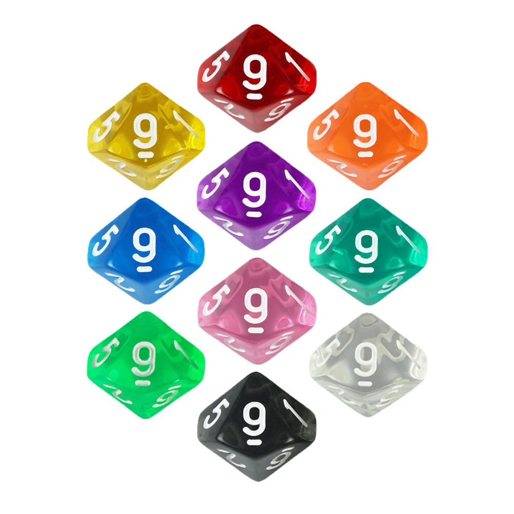 لعبة اللوحة D10 النرد 10 قطعة  - مراجعة Board Game Land وسعره