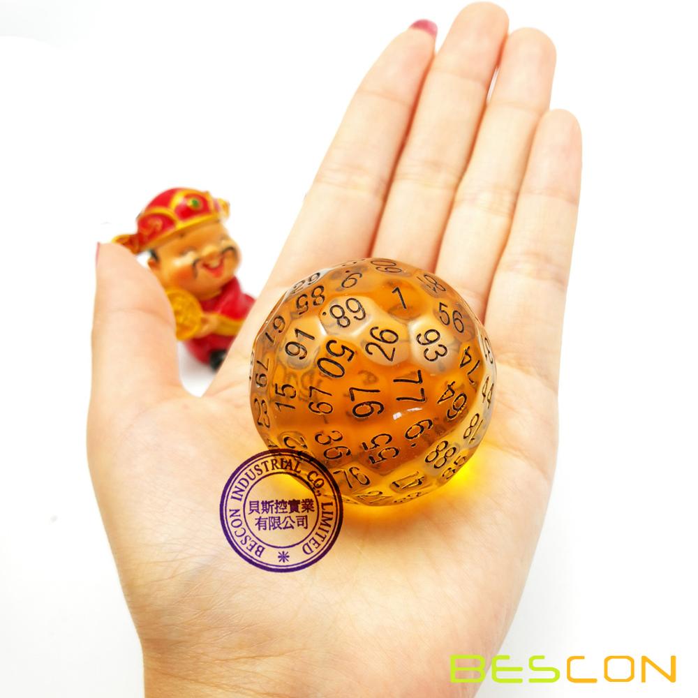 Bescon شفافة نرد متعدد الأوجه  - مراجعة Board Game Pandemic وسعره