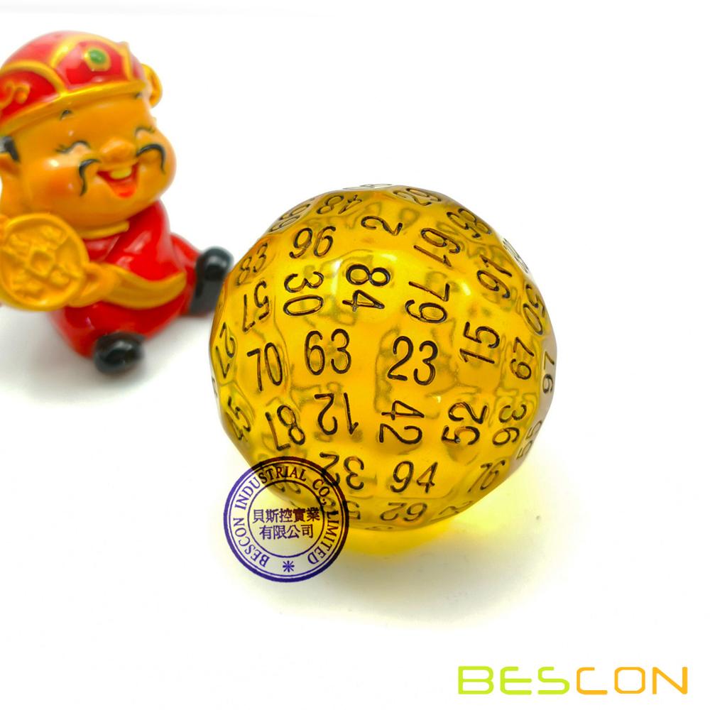 Bescon شفافة نرد متعدد الأوجه  - مراجعة Board Game Pandemic وسعره