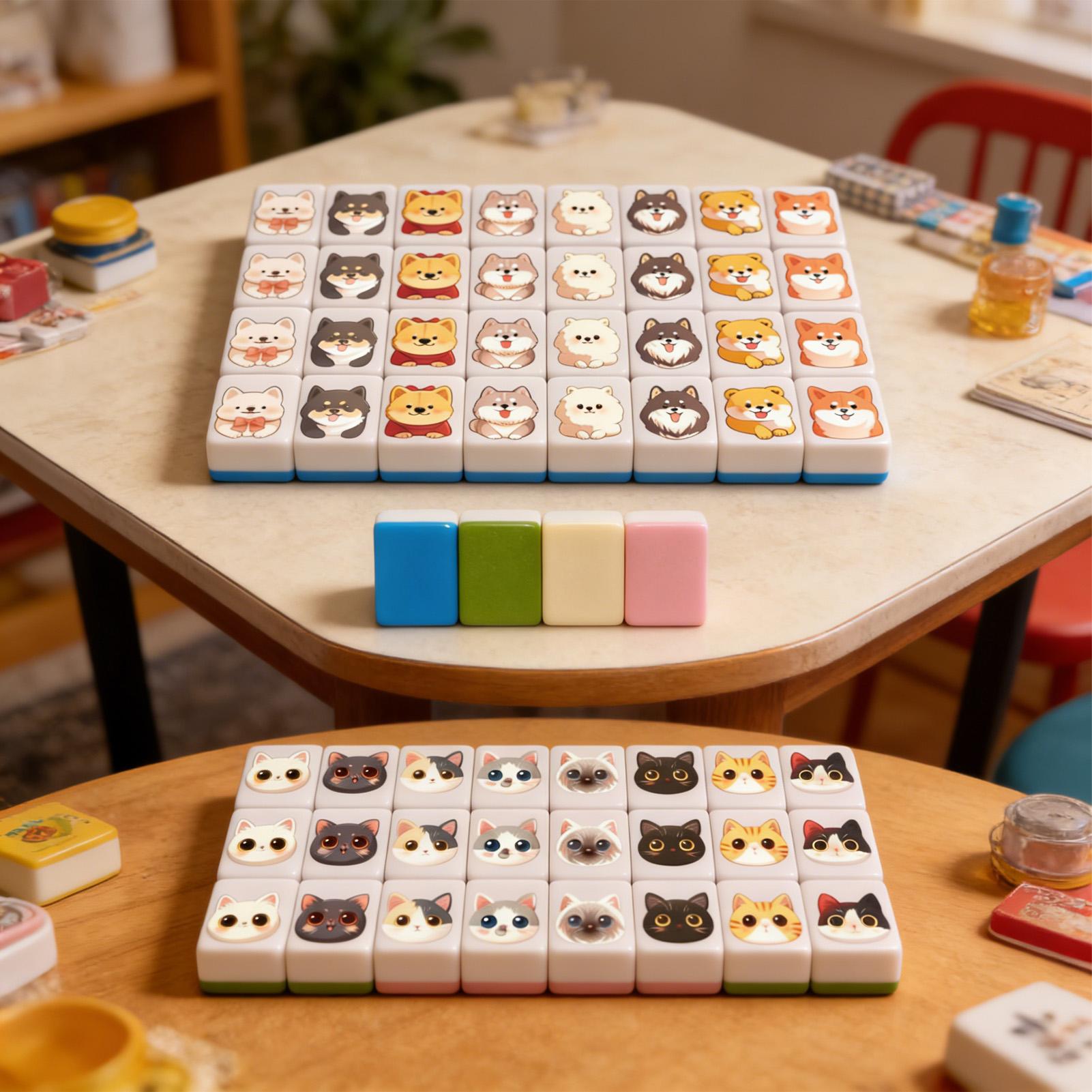 مجموعة ألعاب ماهجونغ مصغرة 65  - مراجعة Board Game Mahjong وسعره
