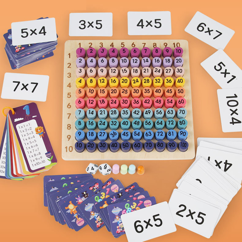 لوحة الضرب مونتيسوري 99، وسيلة - مراجعة Board Game Land وسعره