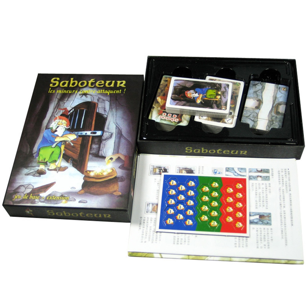 لعبة سبوتير اللوحية الإصدار 1  - مراجعة Board Game Saboteur وسعره