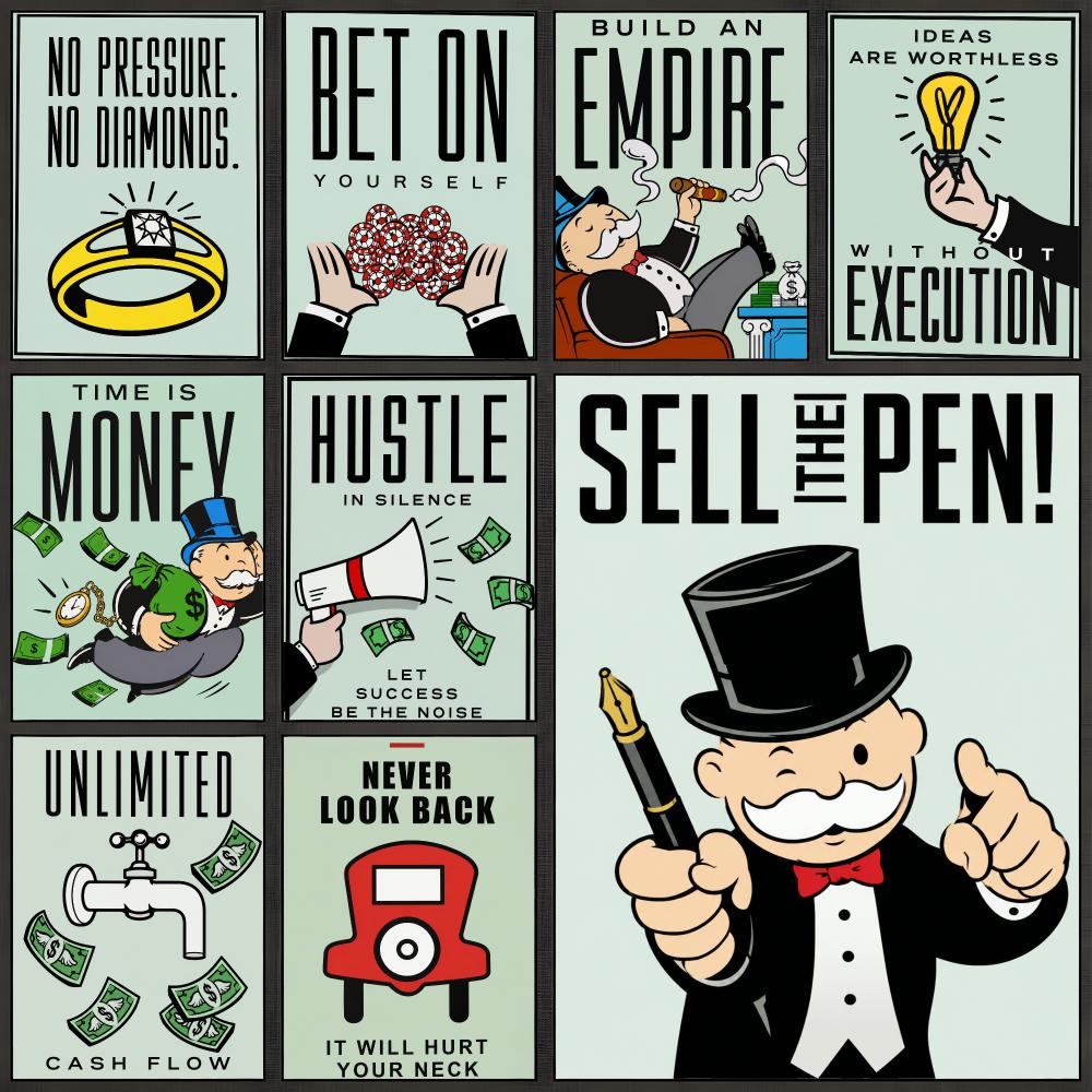 لعبة مونوبولي للعائلة، ملصق فن - مراجعة Board Game Monopoly وسعره