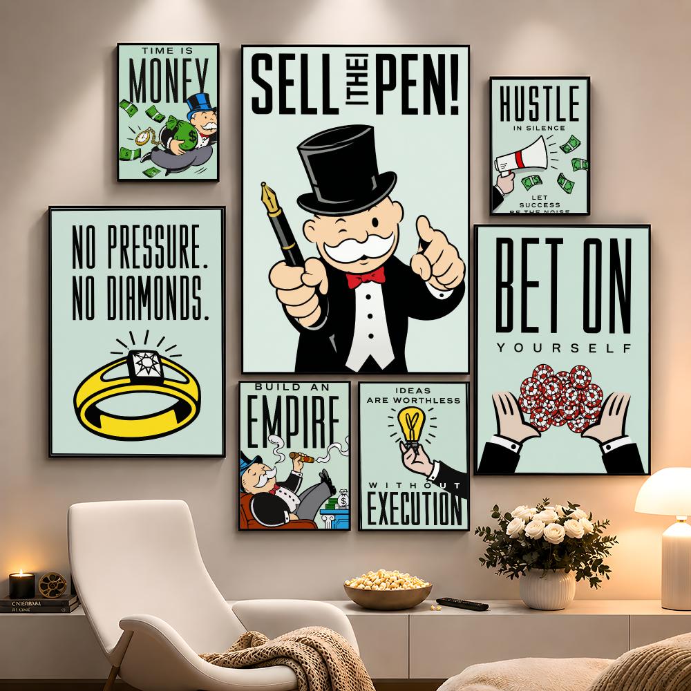 لعبة مونوبولي للعائلة، ملصق فن - مراجعة Board Game Monopoly وسعره