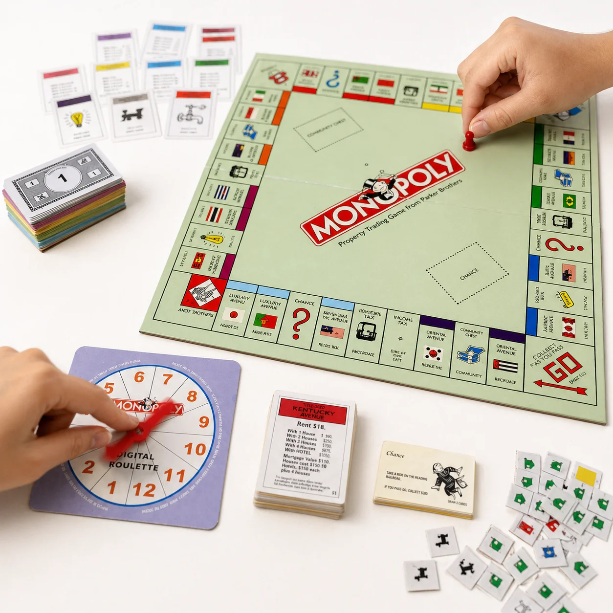 لعبة مونوبولي الكلاسيكية، لعبة - مراجعة Board Game Monopoly وسعره