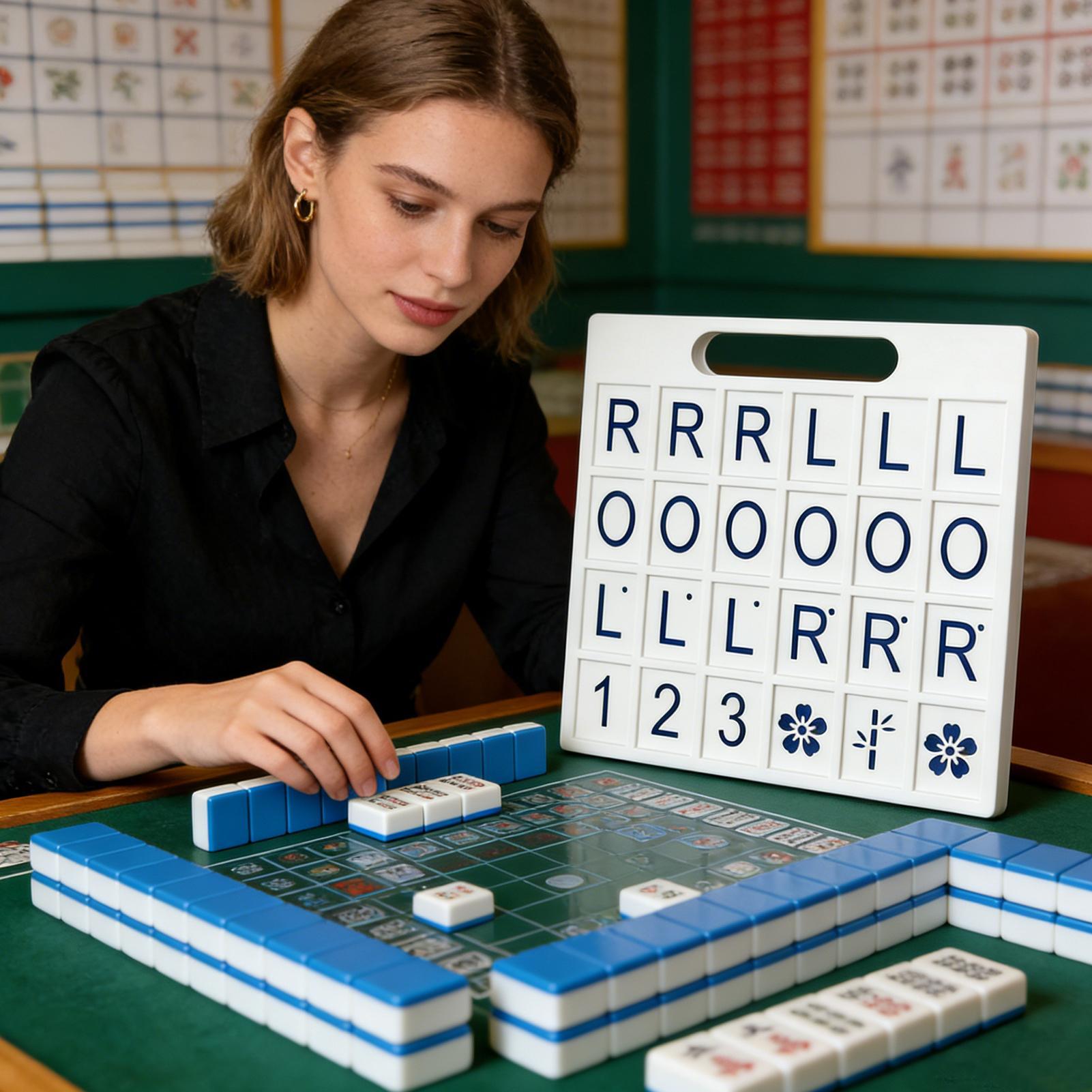 لوحة ماجونغ فردية بـ 24 فتحة،  - مراجعة Board Game Mahjong وسعره